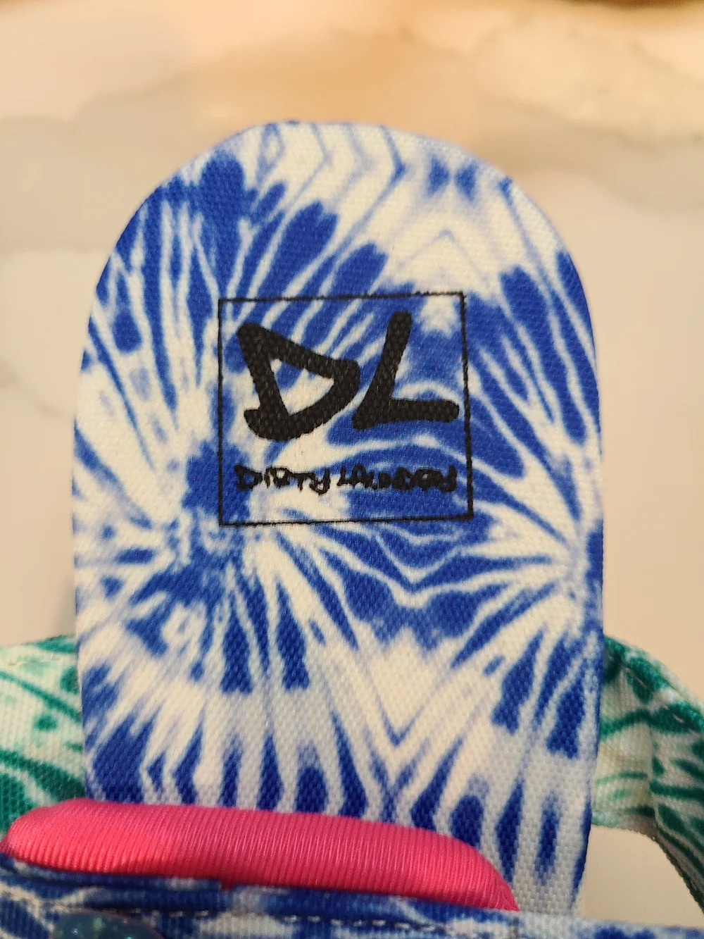 Dirty Laundry Women's Tie-Dye Platform Sandals - Blue/Pink/Green 8.5 EU 39 NEW
